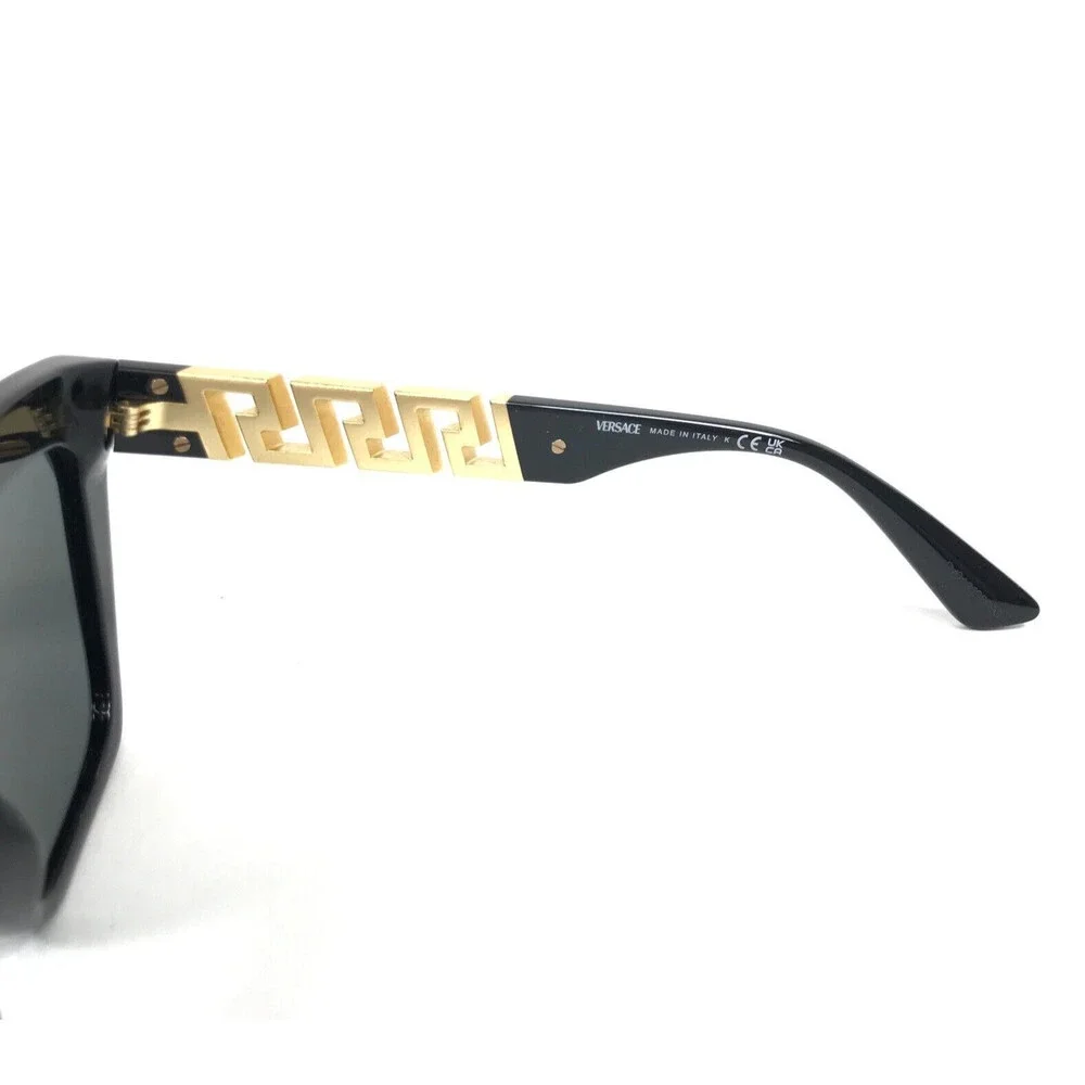 Versace Sunglasses MOD.4418 GB1/87 Black Gold Butterfly with Light Gray Lenses